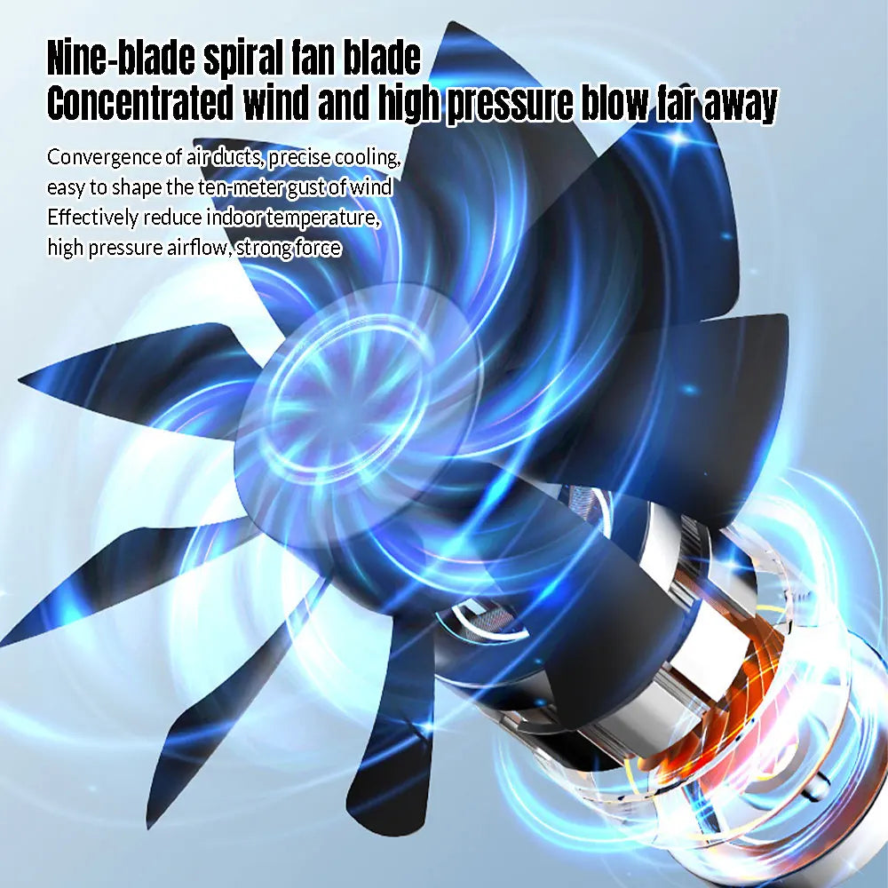 Moowarlt Mini Cold Air Conditioner Fan Humidifier USB