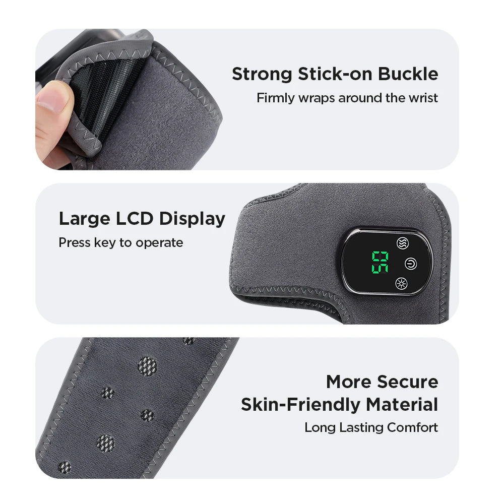 PASTSKY Electric Foot Massager With Heated Vibration Massage
