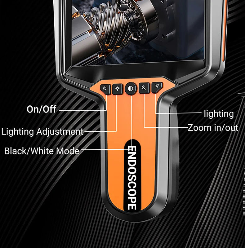 DDCAMERA Industrial Endoscope Camera 1080P with LED Lights
