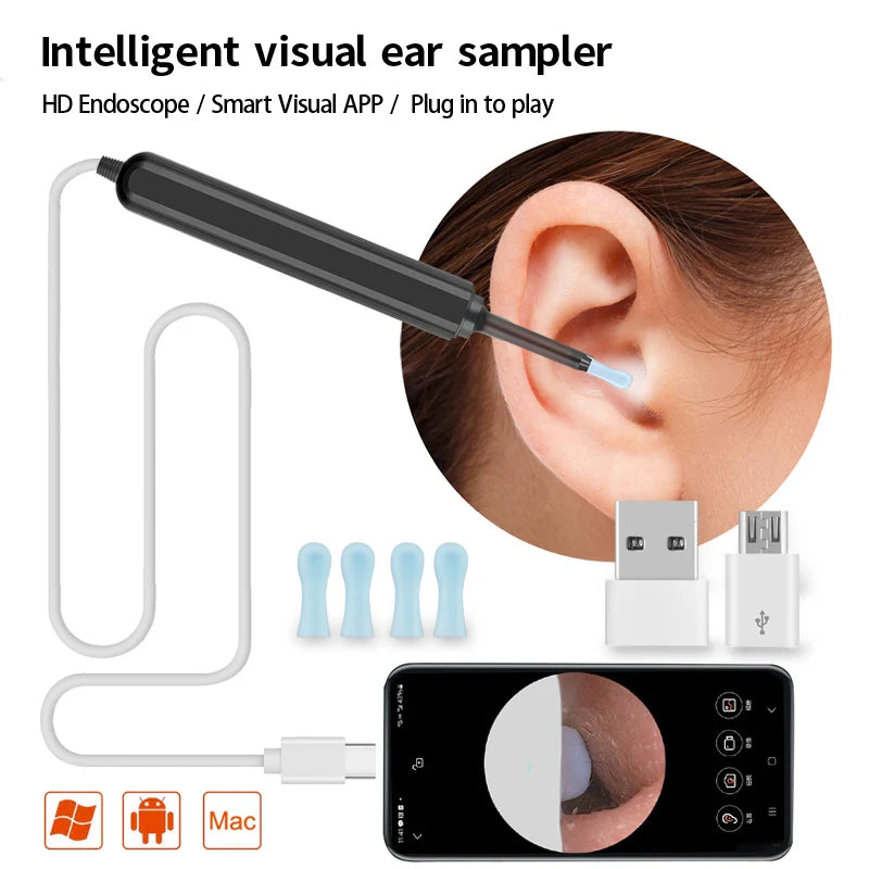 Sunnyside Ear Wax Endoscope Otoscope HD Camera for Android