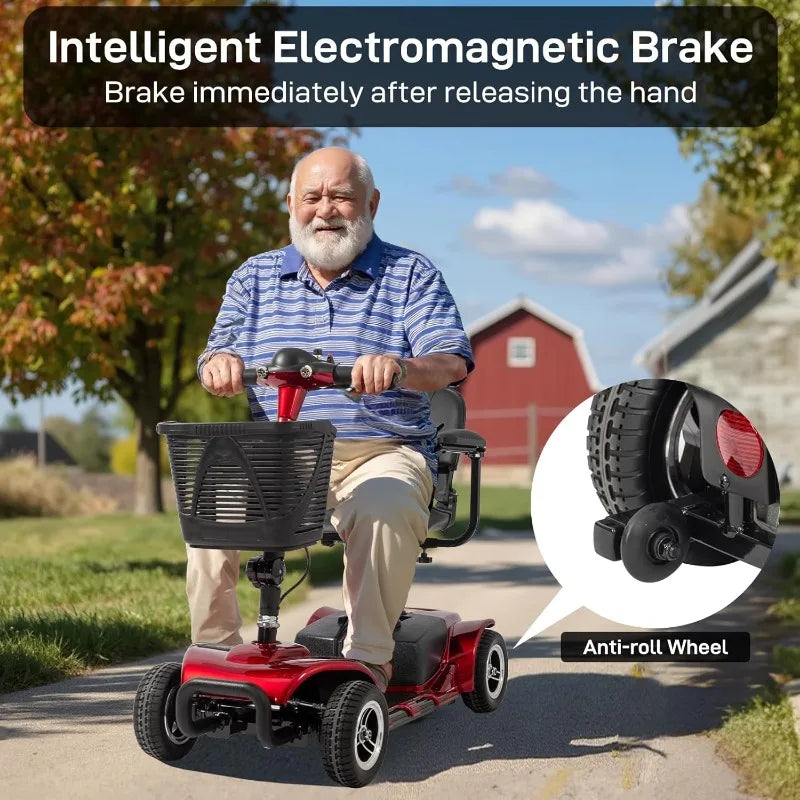 Hign Concerned Compact Heavy Duty Mobility Scooter Basket