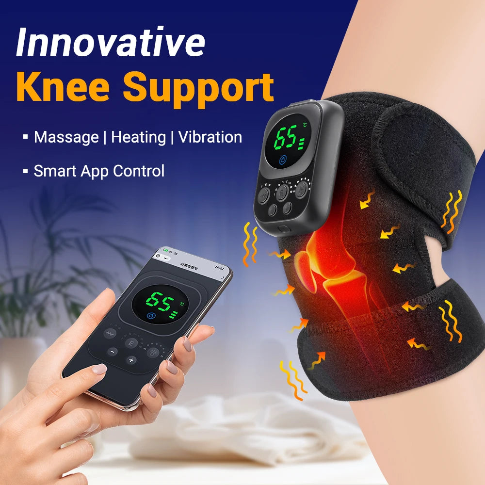 Hailicare 3 In 1 Heated Vibration Knee Shoulder Massager