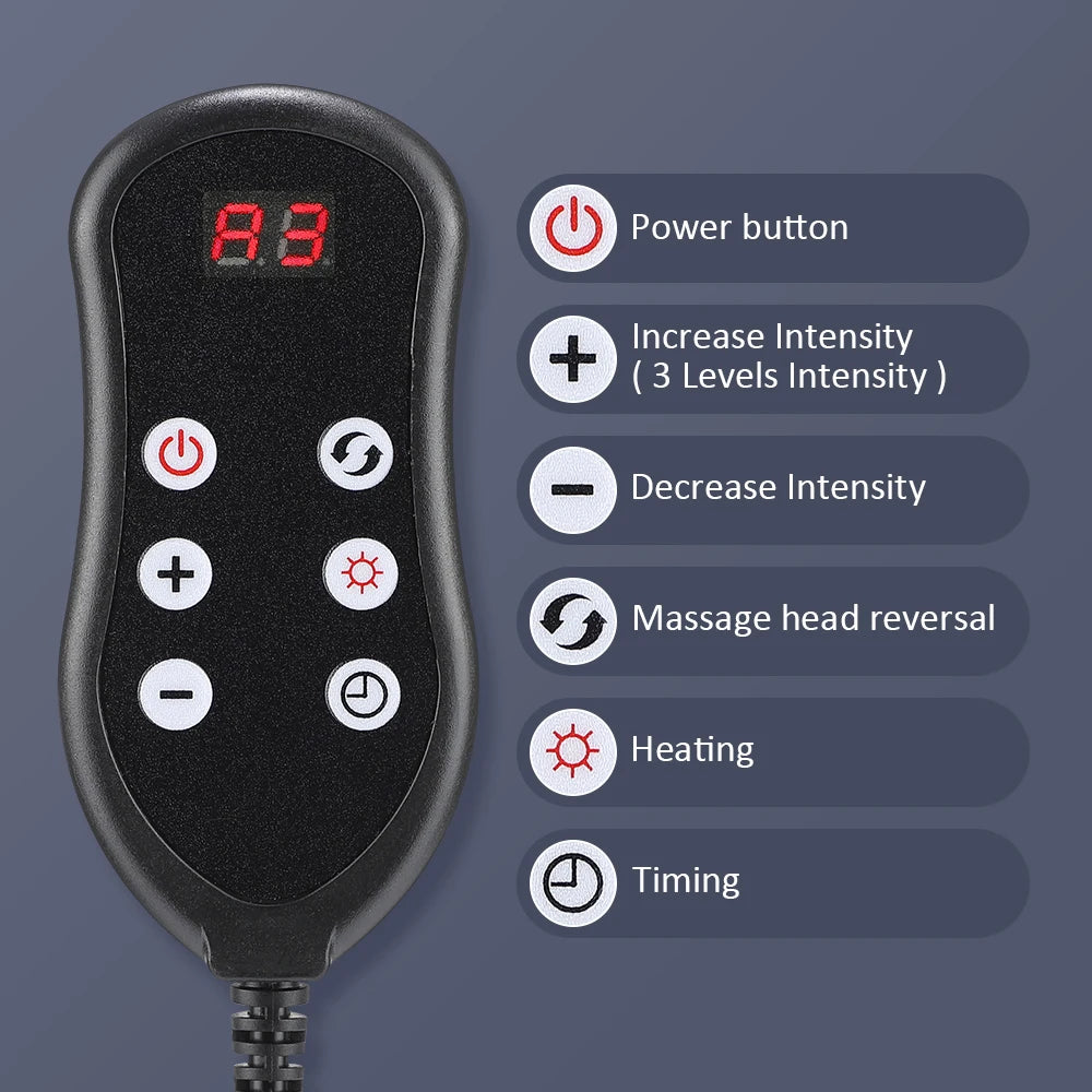 Hailicare Electric Foot Leg Massager Deep Tissue Shiatsu Relaxation