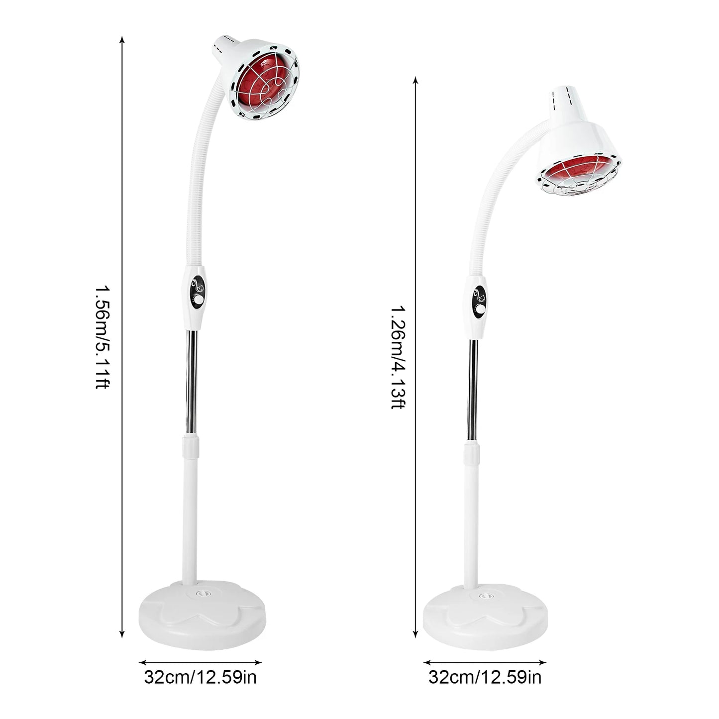 Sunnyside Medical Supplies 275W Infrared Therapy Floor Lamp