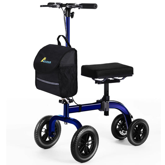 Origin Adult Collapsible Knee Scooter Basket Dual Brakes