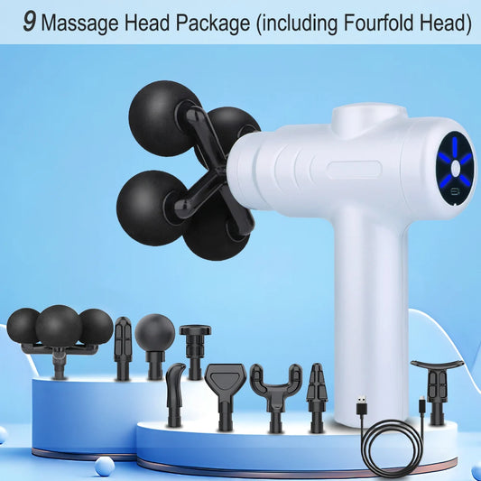 XFOX Fourfold Strike Massage Gun Variable Frequency Massager