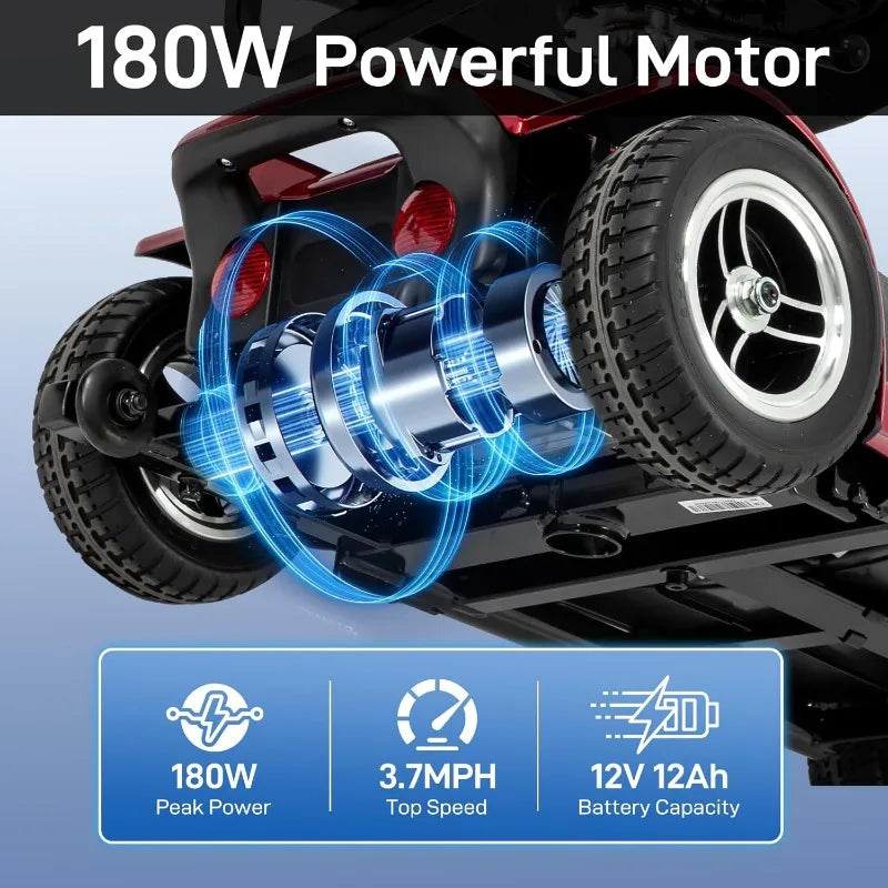 Hign Concerned Compact Heavy Duty Mobility Scooter Basket
