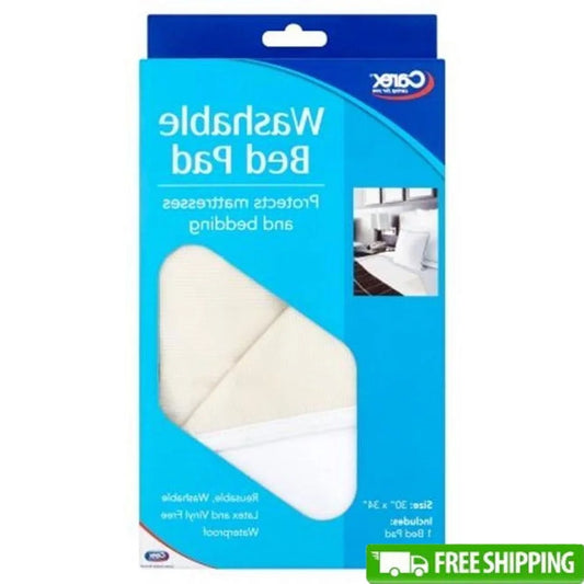 Reusable Waterproof Bed Chair Incontinence Pad 30x34in Moderate Absorbency Soft Comfortable Washable Leak Prevention Protector
