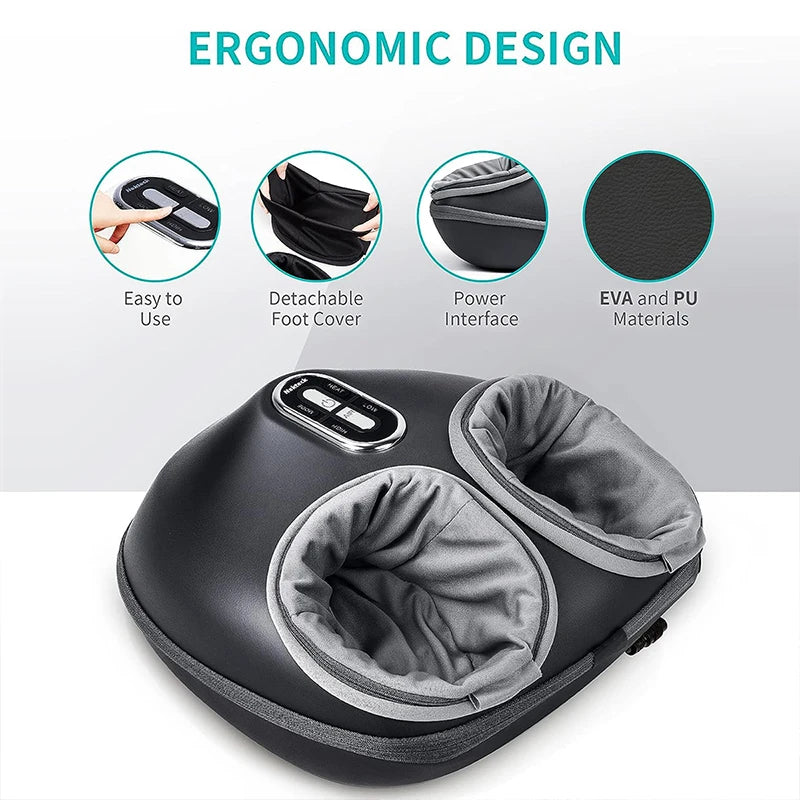 Nekteck Foot Massager Shiatsu Heating Air Compression Therapy