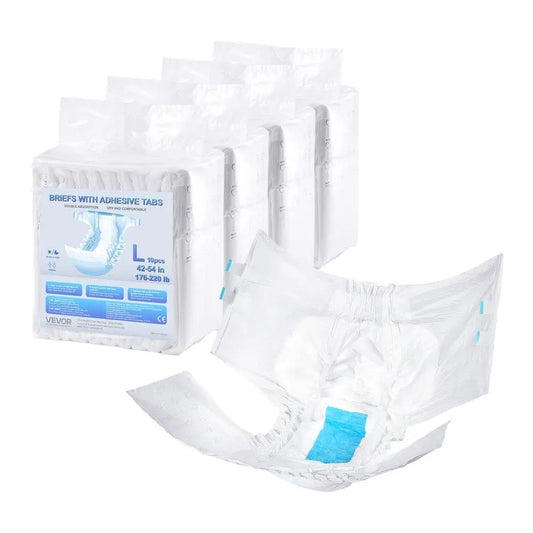 Hign-Concerned Adult Incontinence Briefs With Adhesive Tabs