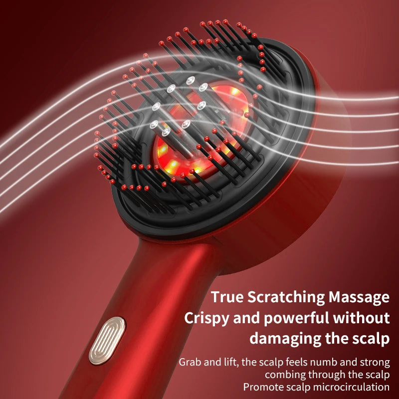 Hailicare Electric Scalp Massage Comb With Red Light Therapy