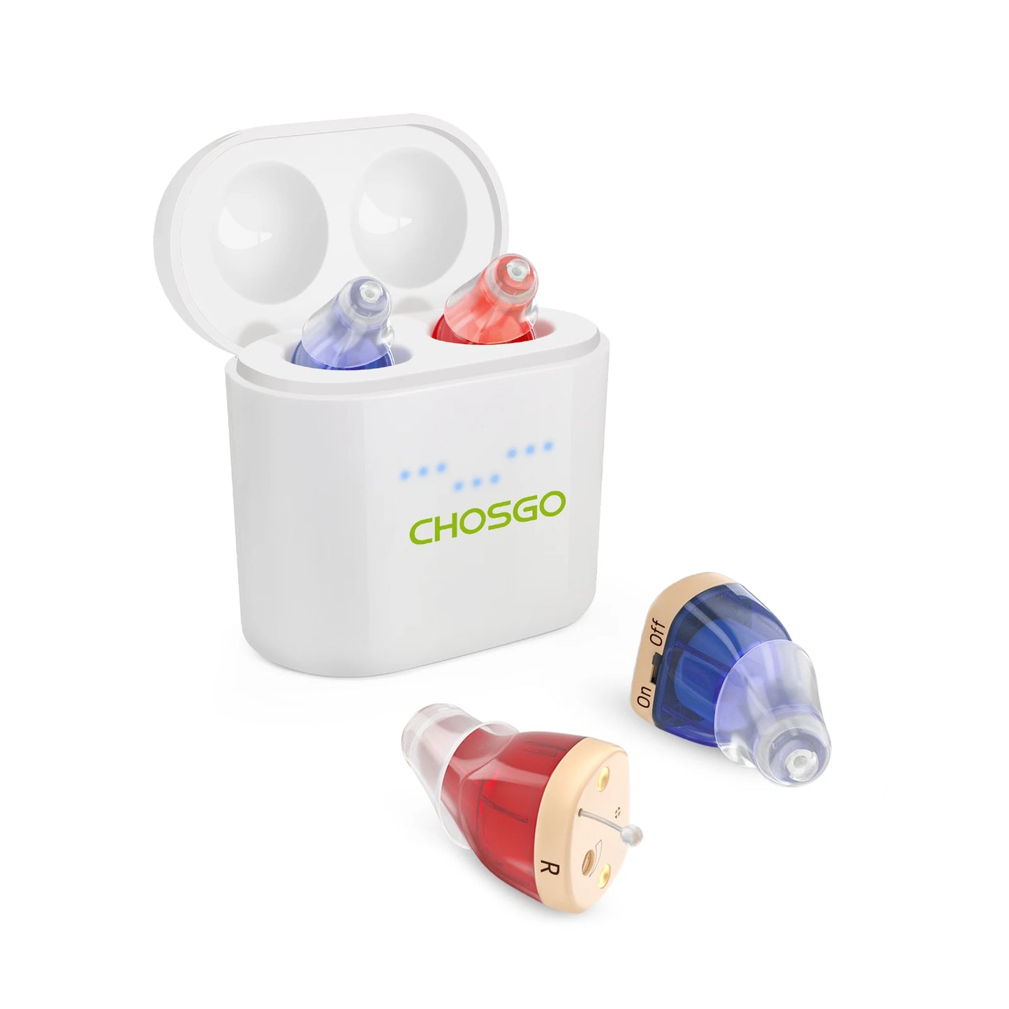 CHOSGO Recharge Invisible Hearing Amplifier Charging Dock